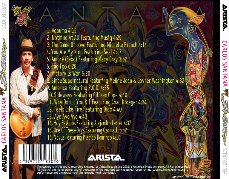 Santana  Shaman  back [USA]